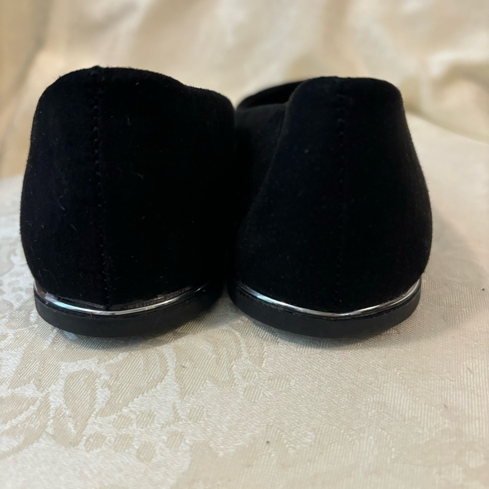 ❤️2/$15 or 3/$21❤️NWOT Primark Black Faux Suede Flats, Size 6W - Picture 7 of 9